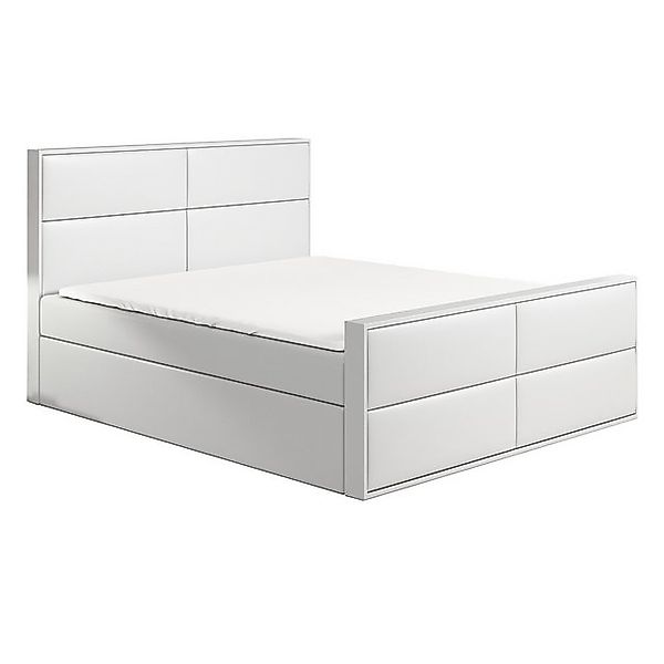 A&J MöbelLand GmbH Boxspringbett HILD mit Bettkasten, Topper und gepolstert günstig online kaufen