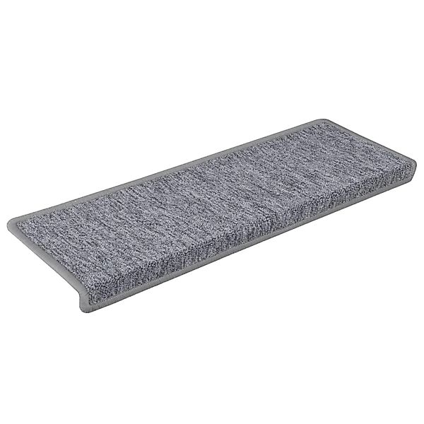 vidaXL Stufenmatten 15 Stk 65x21x4 cm Hellgrau Rechteckiger Rand 326198 günstig online kaufen