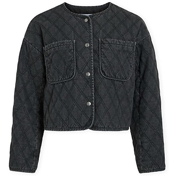 Vila  Daunenjacken Kvilla Jacket - Dark Grey Denim günstig online kaufen