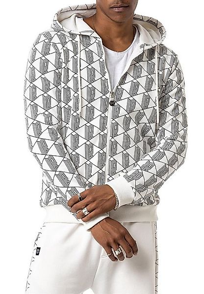 RedBridge Kapuzensweatjacke Sweater mit Kapuze 3D Allover-Print günstig online kaufen