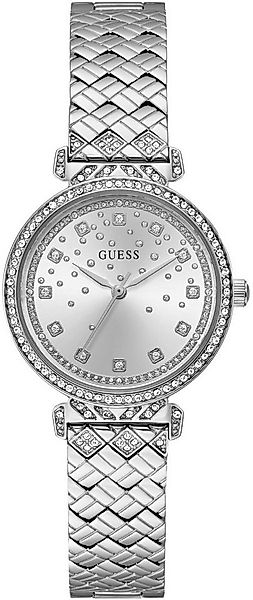 Guess Quarzuhr ENCHANTMENT GW0763L1, Armbanduhr, Damenuhr, Kristallsteine, günstig online kaufen