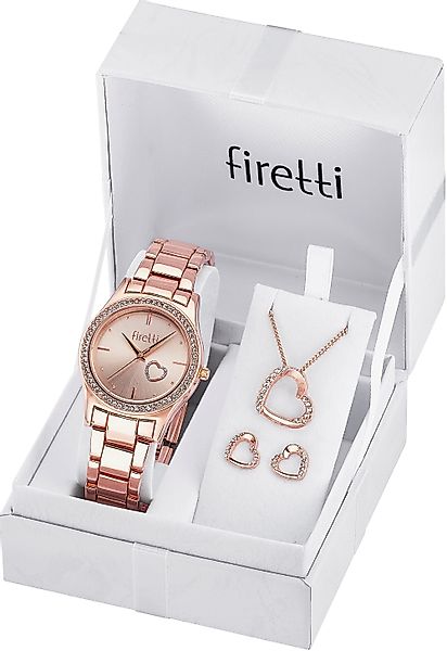 Firetti Quarzuhr, (Set, 5-tlg., mit Anhänger, günstig online kaufen