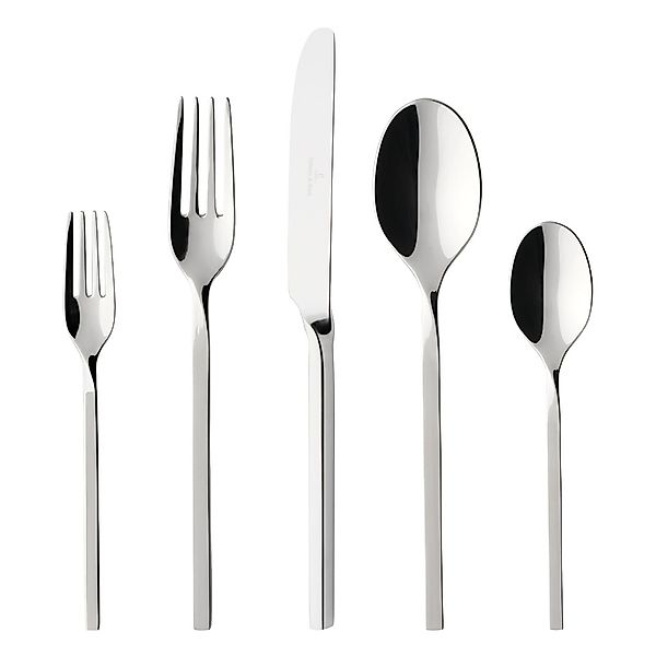 Villeroy & Boch Besteck-Set "Tafelbesteck NewWave 30er Set silber" günstig online kaufen