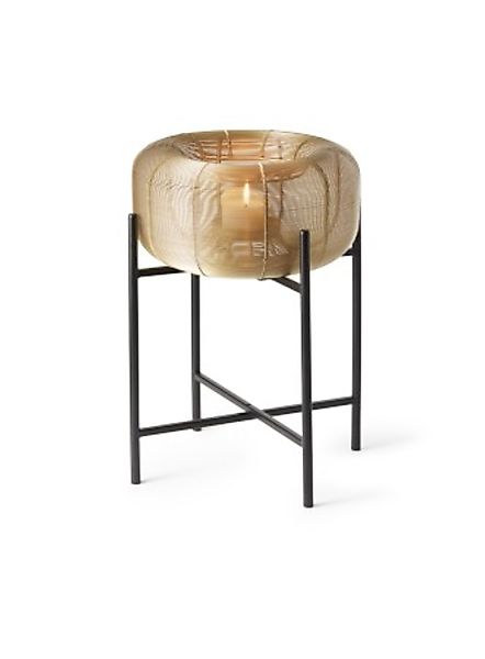 BALZAC Windlicht mit Ständer - goldfarben 46 cm günstig online kaufen