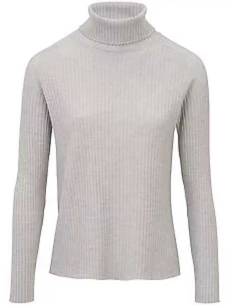 Rollkragen-Pullover aus 100% Schurwolle-Merino günstig online kaufen