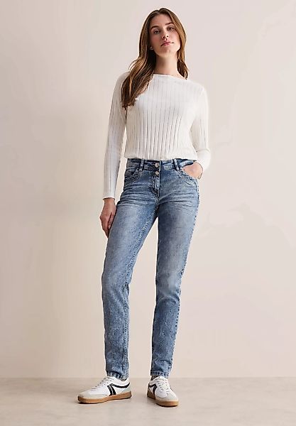 Cecil 5-Pocket-Jeans – Casual Fit Style NOS Scarlett Light Blue günstig online kaufen