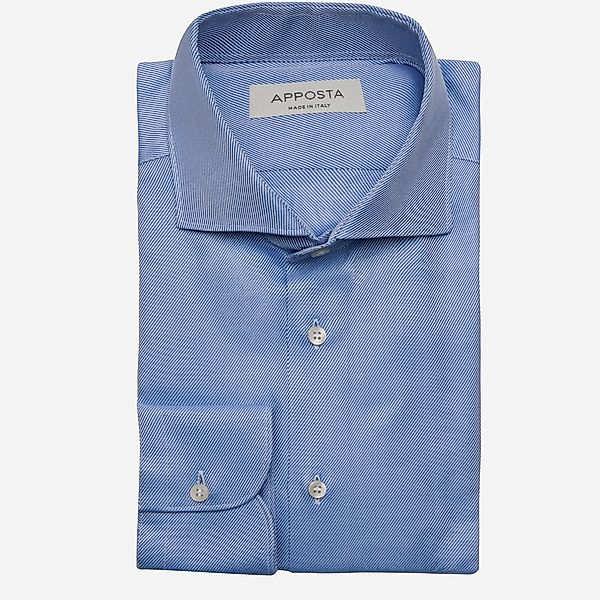 Hemd  einfarbig  marineblau baumwolle twill doppelt gezwirnt, kragenform  n günstig online kaufen