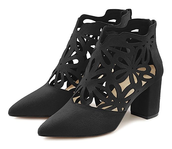 LASCANA High-Heel-Stiefelette mit femininer Spitze und günstig online kaufen