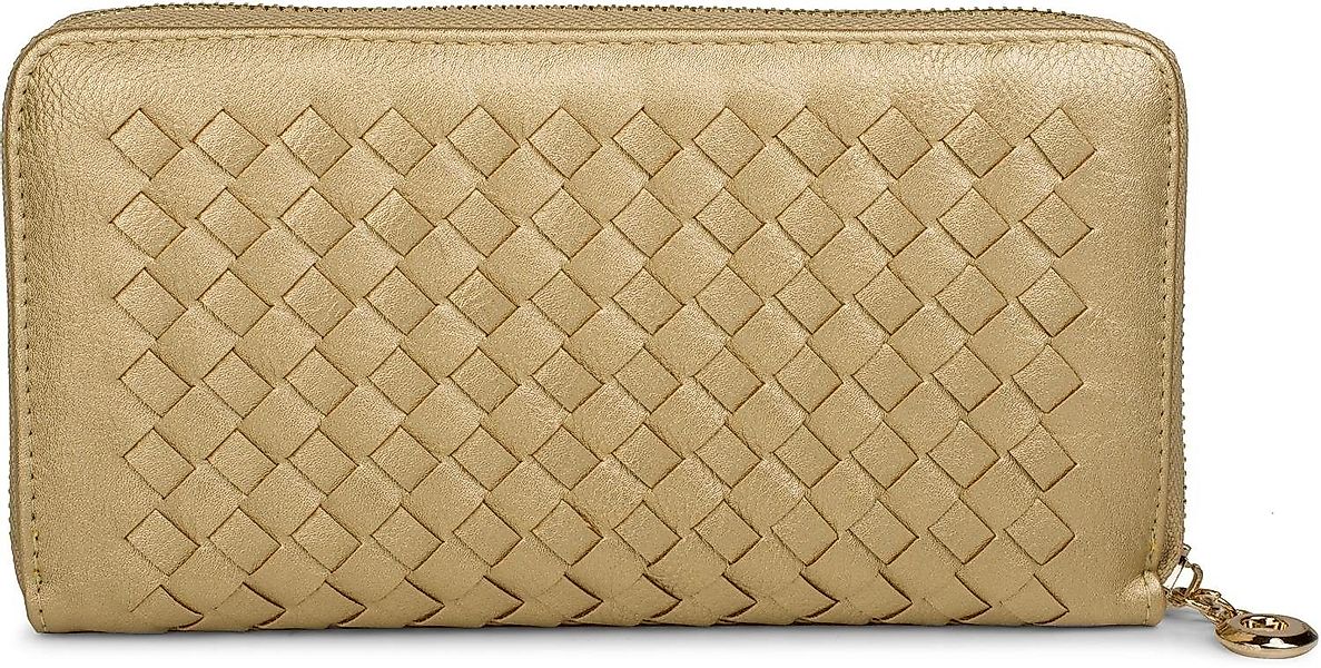 styleBREAKER Geldbörse Geldbörse in Flechtoptik (1-tlg) günstig online kaufen