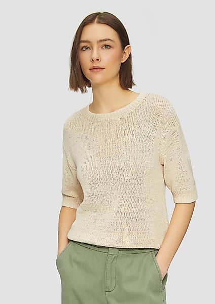 s.Oliver Strickpullover Strickpullover aus Bändchengarn mit günstig online kaufen
