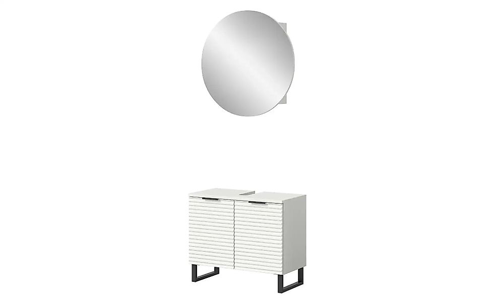 Badkombination Riff Weiß Nachbildung 70 cm 2-tlg. günstig online kaufen