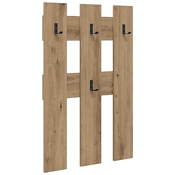 vidaXL Regal Wandmontierter Kleiderständer Artisan-Eiche 65 günstig online kaufen