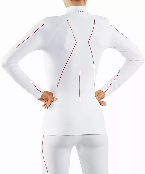 FALKE Damen Langarmshirt Maximum Warm, XS, Weiß, Uni, 33079-200801 günstig online kaufen