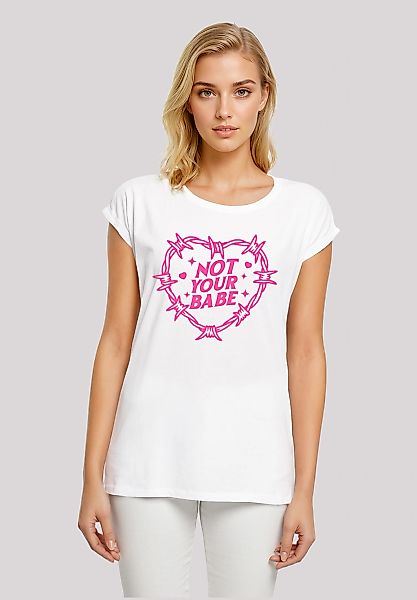 F4NT4STIC T-Shirt "Unabhängige Frau Not Your Babe Frauentag", Premium Quali günstig online kaufen