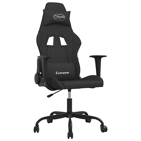 vidaXL Gaming-Stuhl Schwarz Stoff 3143714 günstig online kaufen