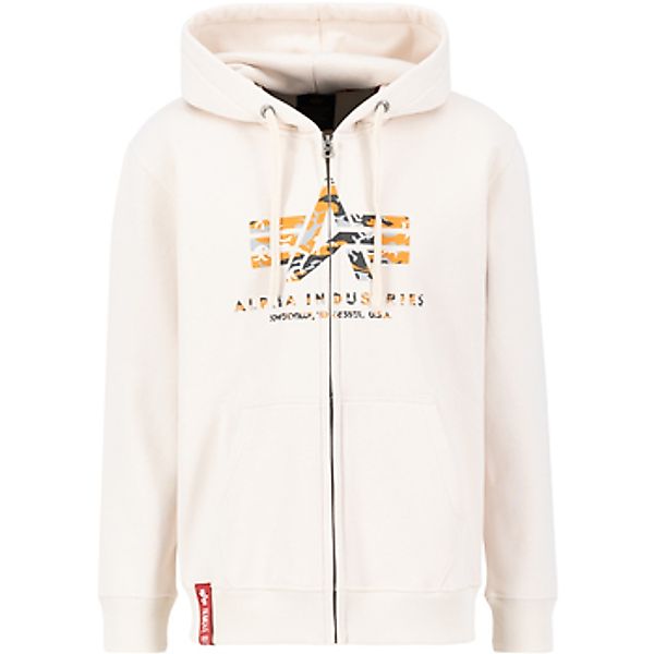 Alpha  Sweatshirt Basic Zip Hoodie PP Camo - jet stream white günstig online kaufen