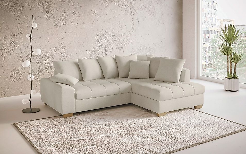 Mr. Couch Ecksofa »Nikita II, L-Form«, Wahlweise mit Bettfunktion, Bettkast günstig online kaufen