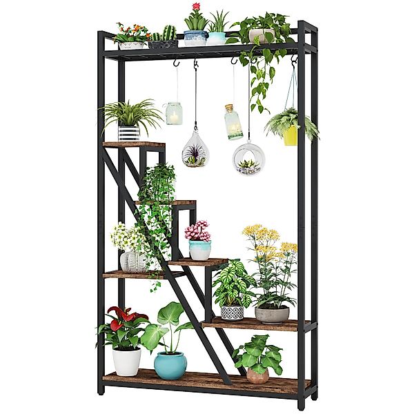 Tribesigns Blumenständer 180cm hoher Pflanzenständer, 7-stöckiges günstig online kaufen