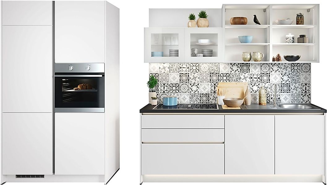 KOCHSTATION Küche "KS-Tokio, NEU wahlweise mit Kochfeldabzug und weiteren E günstig online kaufen