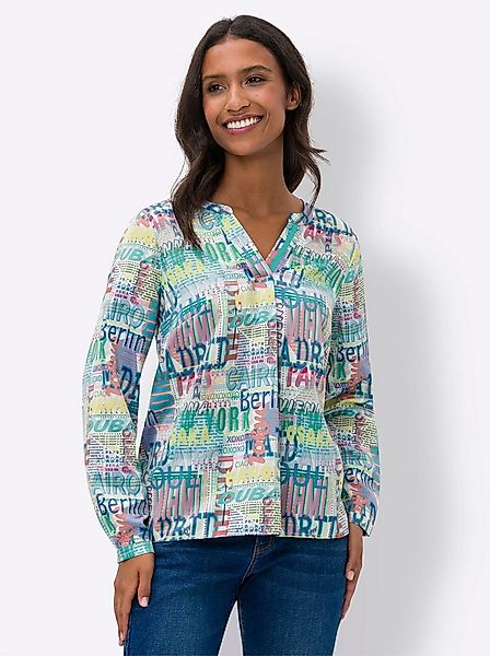 heine Klassische Bluse Druckbluse . günstig online kaufen
