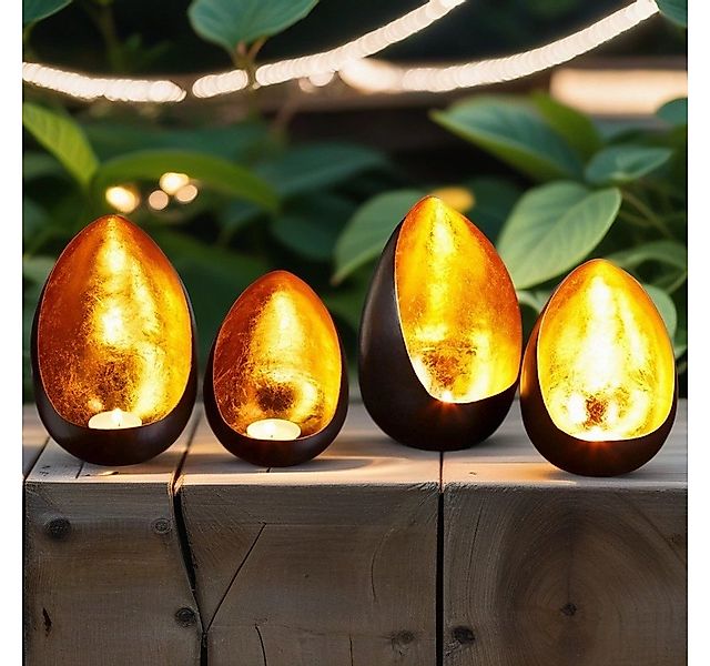 Marrakesch Orient & Mediterran Interior Teelichthalter 4er Set Windlichter günstig online kaufen