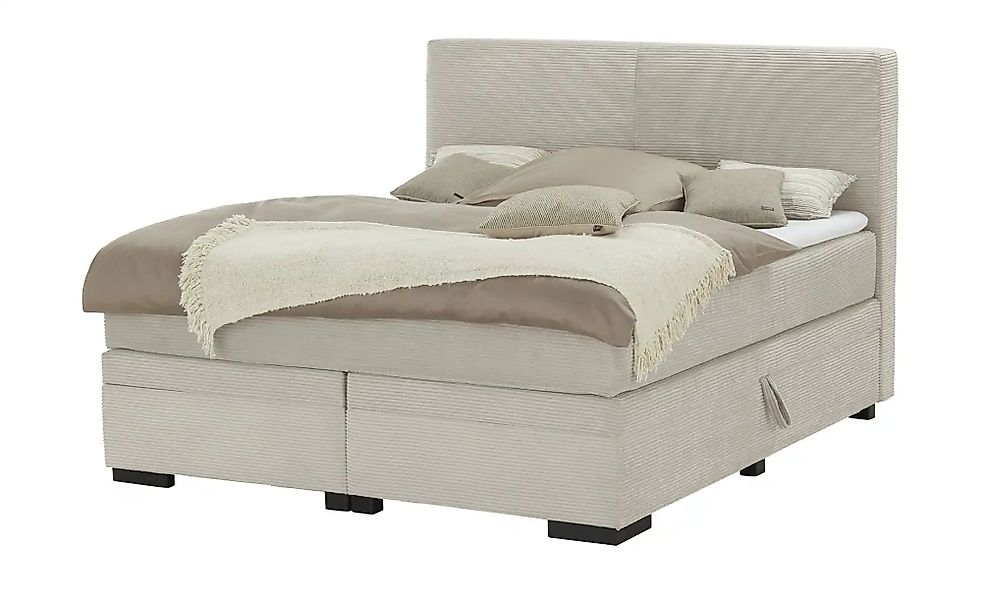 Boxi Boxspringbett mit Bettkasten Boxi Classic ¦ beige ¦ Maße (cm): B: 160 günstig online kaufen