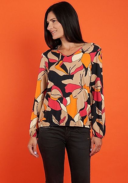Seidel Moden Langarmshirt mit All-Over Print, MADE IN GERMANY günstig online kaufen