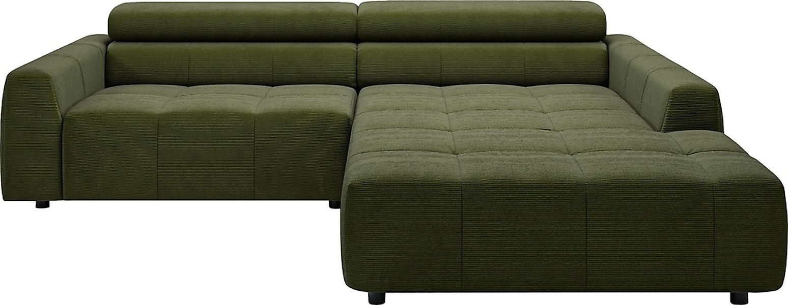 3C Candy Ecksofa »Denver auch mit Cord- und Easy care-Bezug, Kopfteilverste günstig online kaufen