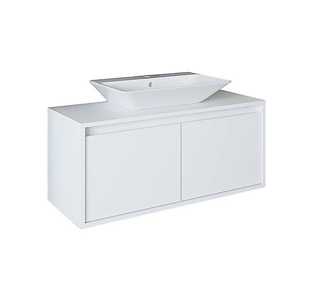 Roomart Badmöbel-Set ATLANTIC 100 cm, 5 Farben, opt. Keramik-Aufsatzbecken, günstig online kaufen