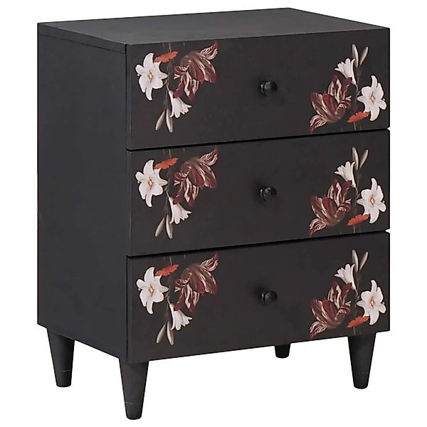 vidaXL Nachttisch Mehrfarbig 50 x 33 x 60 cm Massivholz Mango 4018709 günstig online kaufen