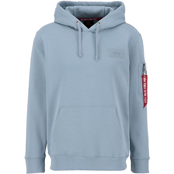 Alpha  Sweatshirt Back Print Hoodie - greyblue günstig online kaufen