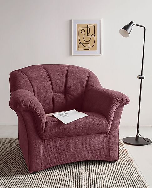 DOMO collection Sessel Papenburg zeitlose Rückensteppung, günstig online kaufen