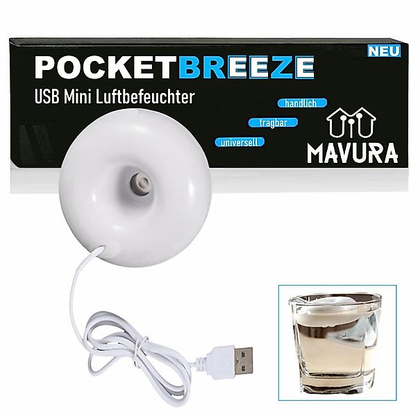 MAVURA Luftbefeuchter POCKETBREEZE USB Mini Luftbefeuchter günstig online kaufen