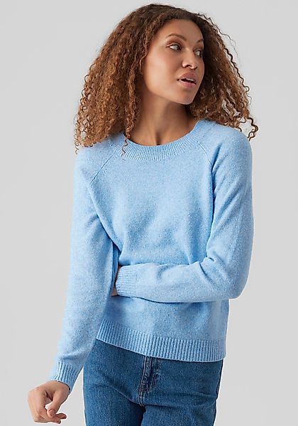 Vero Moda Rundhalspullover VMDOFFY LS O-NECK BLOUSE GA NOOS Materialmix, re günstig online kaufen