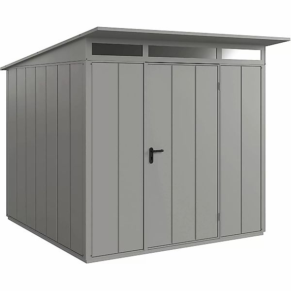 Ecostar Gerätehaus Elegant mit Pultdach Typ 2 RAL9007 Graualuminium Einzelt günstig online kaufen