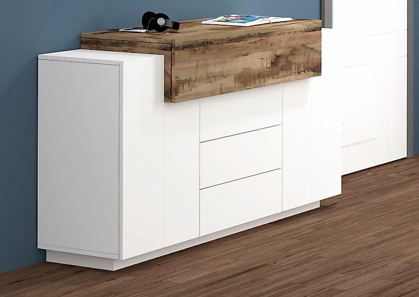 INOSIGN Kommode "Coro, Kommode, Schrank, Kredenz, grifflos", 1 Klappe,2 Tür günstig online kaufen
