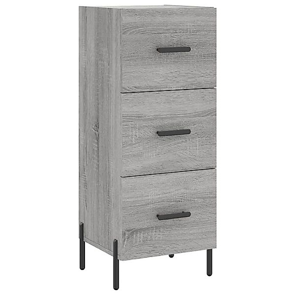 vidaXL Sideboard Sideboard Grau Sonoma 34,5x34x90 günstig online kaufen