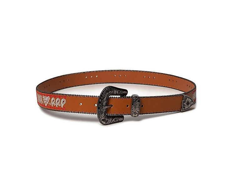 Desigual Ledergürtel Gürtel Dornschließe Cowboy-Style Belt Picnic 20SARP13/ günstig online kaufen
