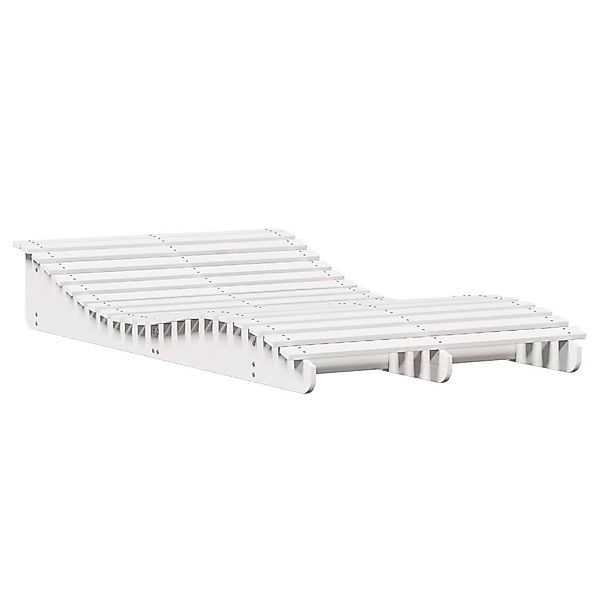 vidaXL Gartenliege Sonnenliege Weiß 205x110x31,5 cm günstig online kaufen