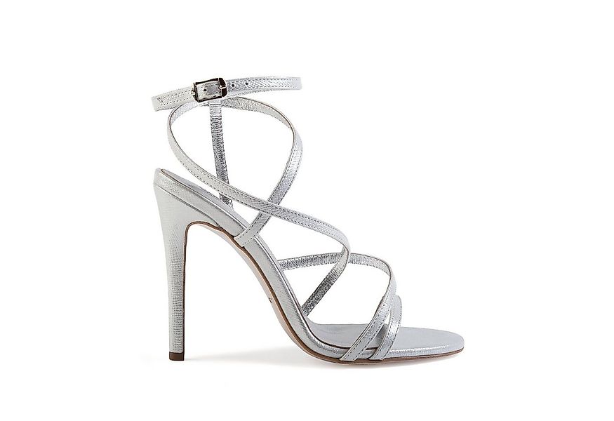 GosiaK. "Melissa" Riemchensandalette in elegantem Silber günstig online kaufen