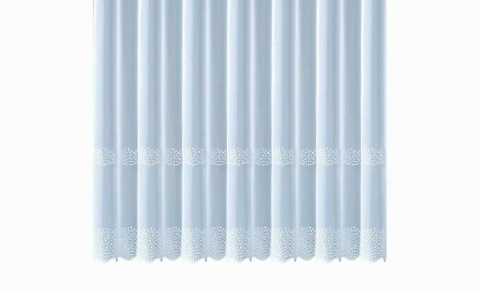 Weckbrodt Stickereistore   ¦ weiß ¦ Synthetik ¦ Maße (cm): B: 900 H: 1 Gard günstig online kaufen