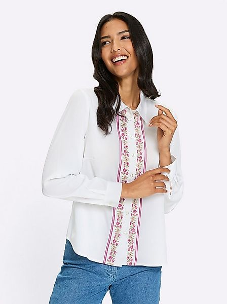 Sieh an! Klassische Bluse Bluse Langarm günstig online kaufen