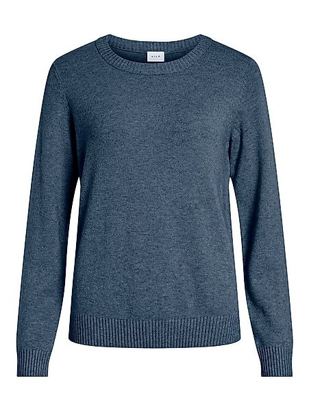 Vila Strickpullover Dünner Rundhals Strickpullover VIRIL VIRIL O-NECK L/S K günstig online kaufen