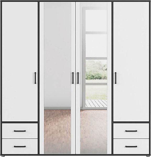 rauch Drehtürenschrank »Kleiderschrank Schrank Garderobe Wäscheschrank VOYA günstig online kaufen