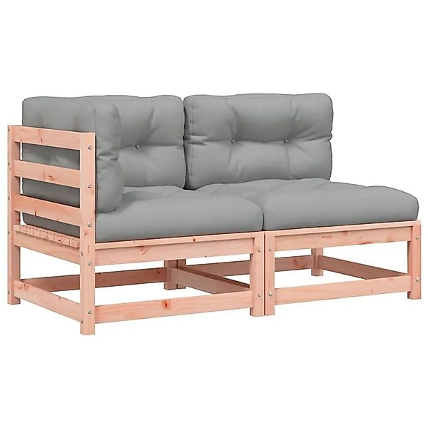 vidaXL Gartensofa mit Kissen 2-Sitzer Massivholz Douglasie 838123 günstig online kaufen