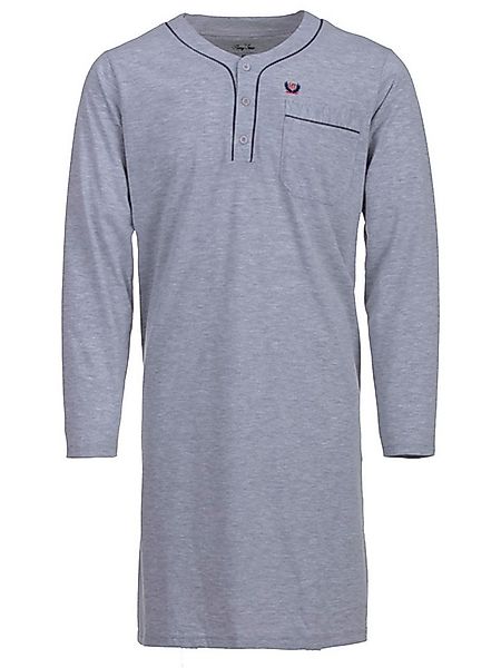 Henry Terre Nachthemd Nachthemd Langarm - Unifarben günstig online kaufen