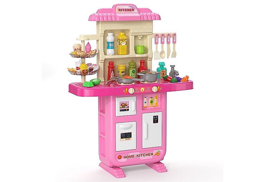 TEMI Kinder-Küchenset Kinderküche mit Zubehör, Küche Spielzeug mit Licht un günstig online kaufen