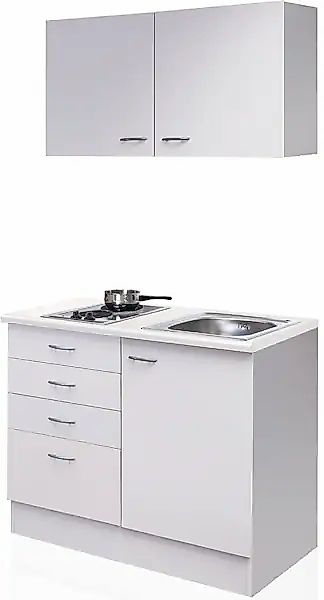 Flex-Well Küchenzeile »Wito« Gesamtbreite 100 cm, mit Kochfeld und Spüle, v günstig online kaufen