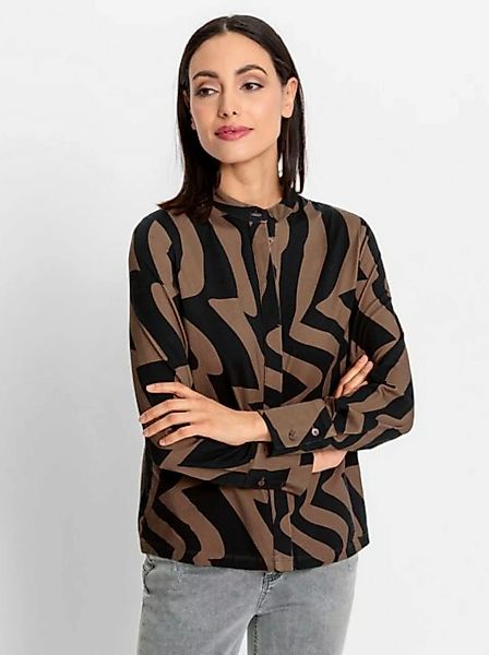 heine Klassische Bluse Jersey-Bluse günstig online kaufen