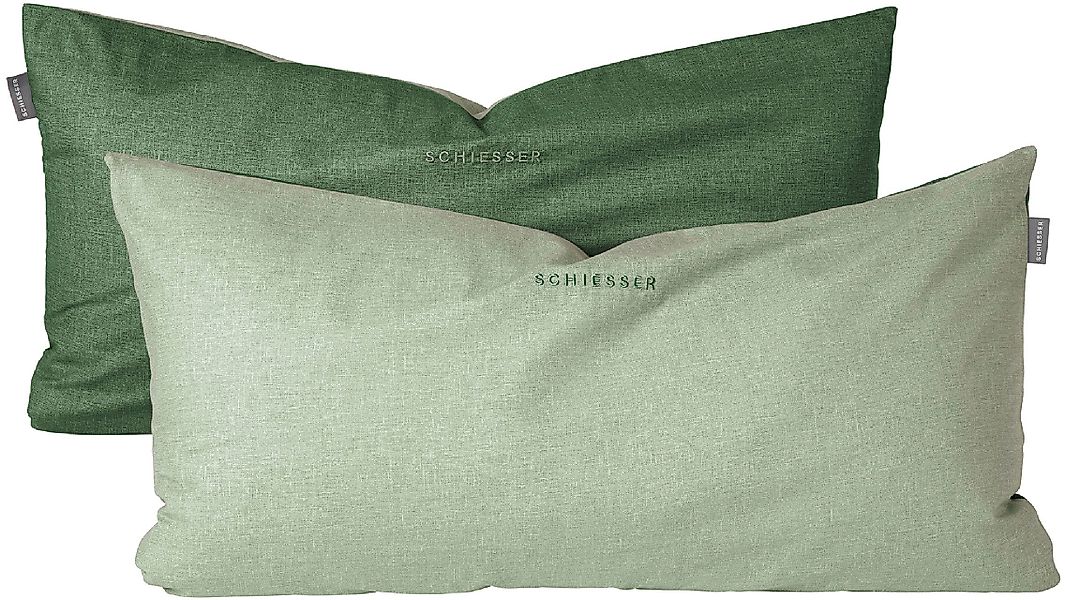 Schiesser Kissenhüllen Doubleface aus weicher Baumwolle günstig online kaufen